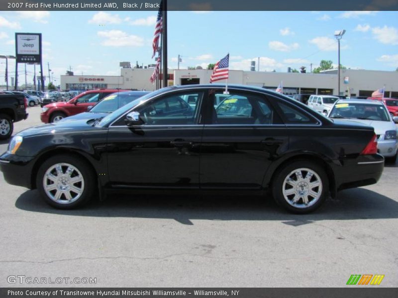 Black / Black 2007 Ford Five Hundred Limited AWD