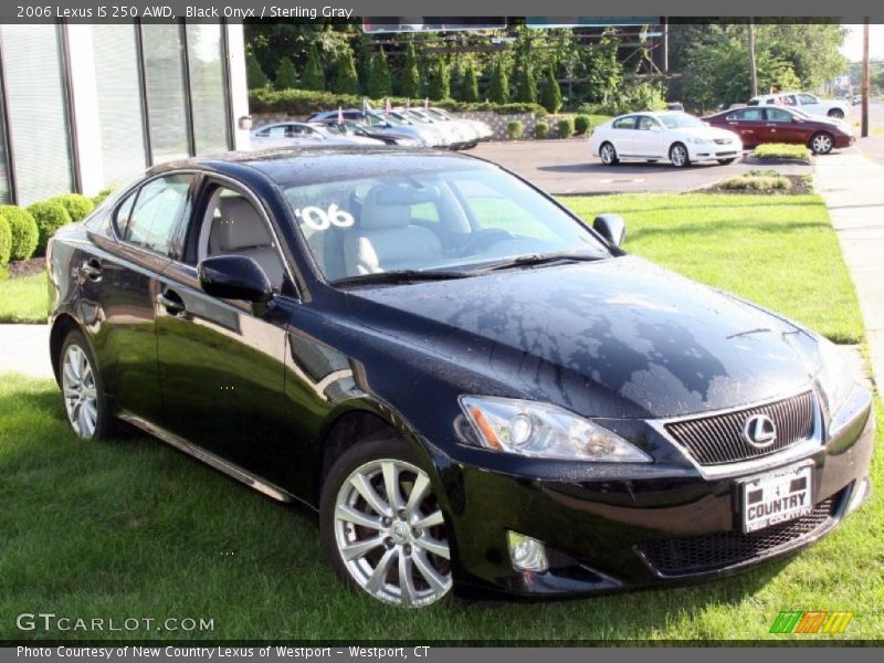 Black Onyx / Sterling Gray 2006 Lexus IS 250 AWD