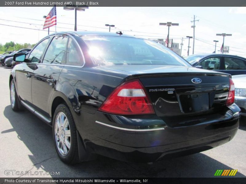 Black / Black 2007 Ford Five Hundred Limited AWD