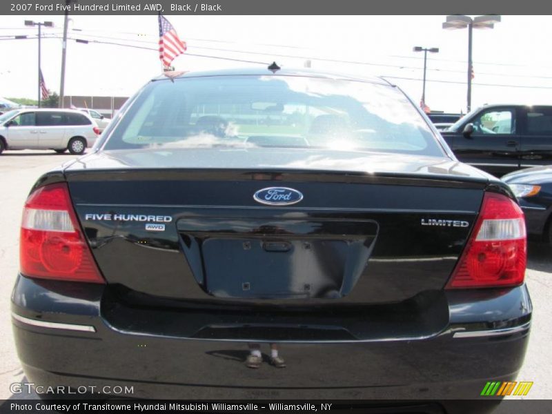 Black / Black 2007 Ford Five Hundred Limited AWD