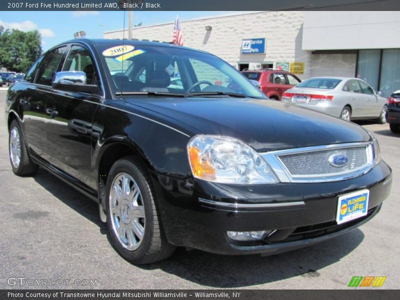 Black / Black 2007 Ford Five Hundred Limited AWD