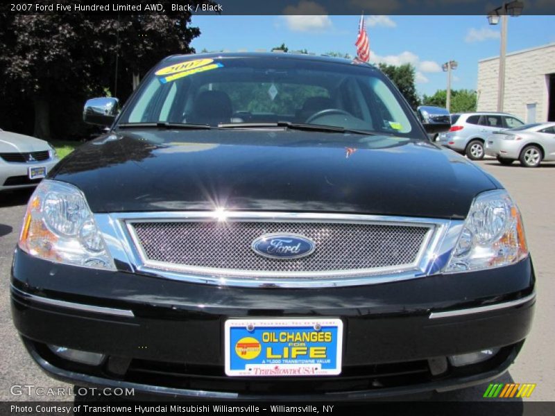 Black / Black 2007 Ford Five Hundred Limited AWD