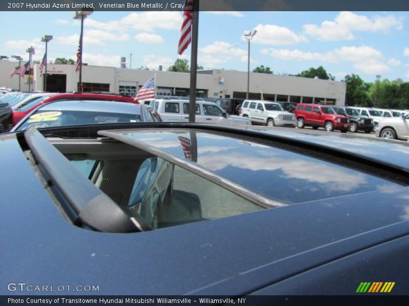 Venetian Blue Metallic / Gray 2007 Hyundai Azera Limited