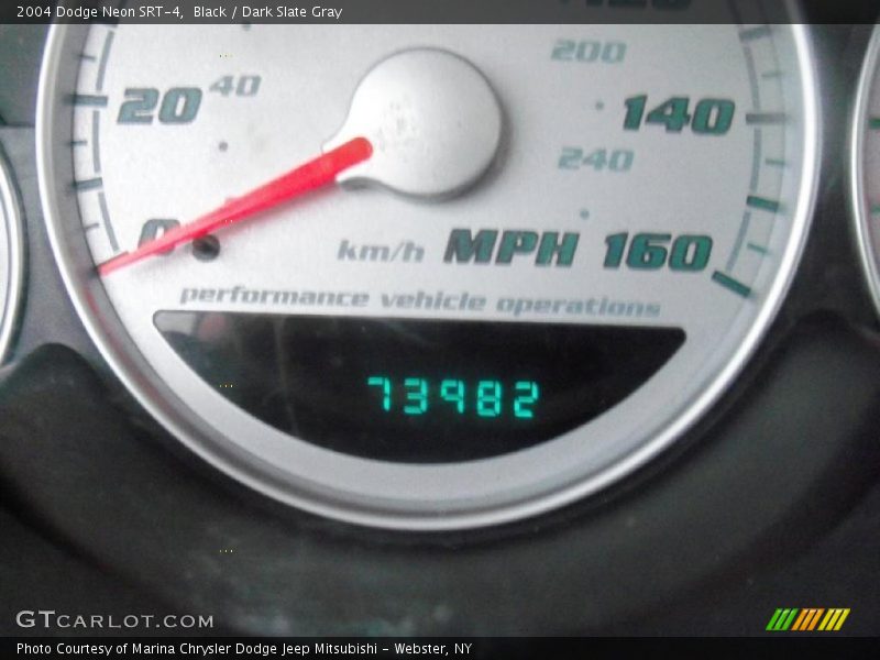 Black / Dark Slate Gray 2004 Dodge Neon SRT-4
