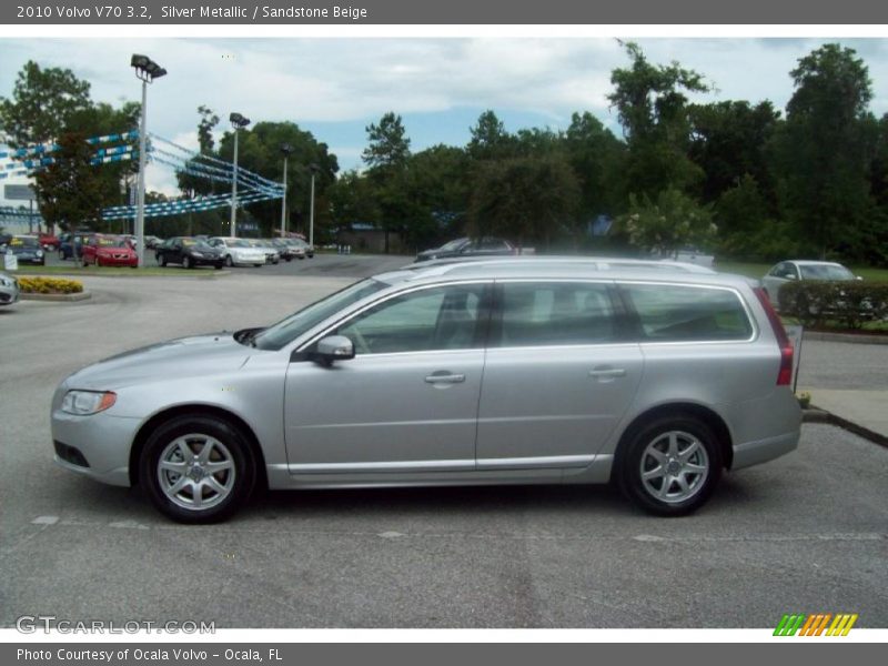 Silver Metallic / Sandstone Beige 2010 Volvo V70 3.2
