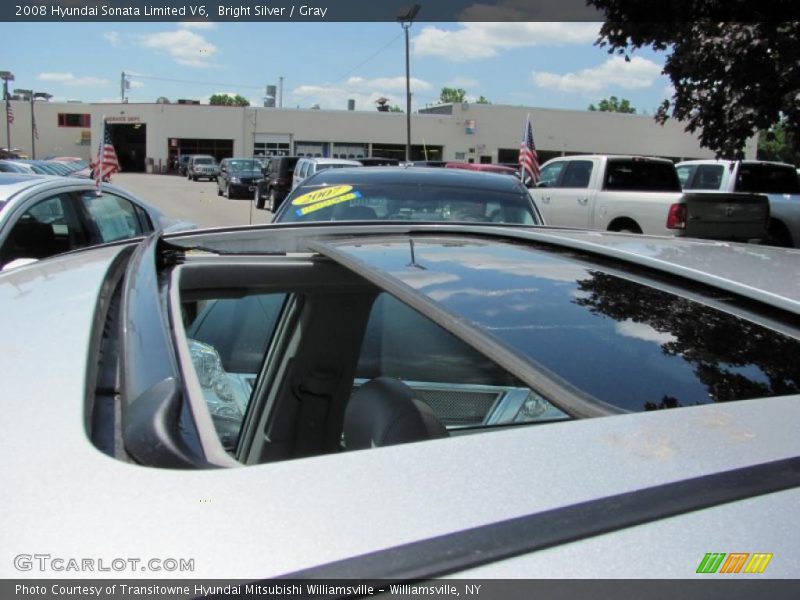 Bright Silver / Gray 2008 Hyundai Sonata Limited V6