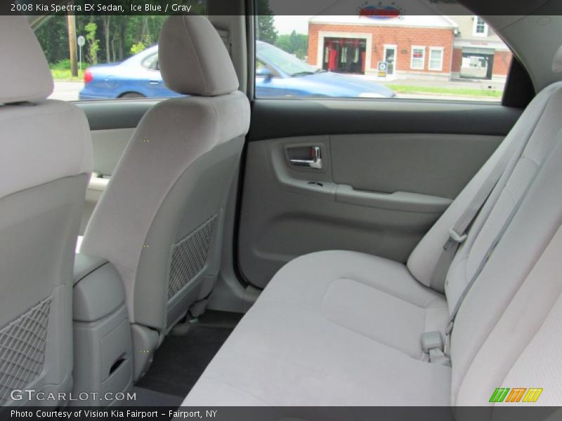 Ice Blue / Gray 2008 Kia Spectra EX Sedan