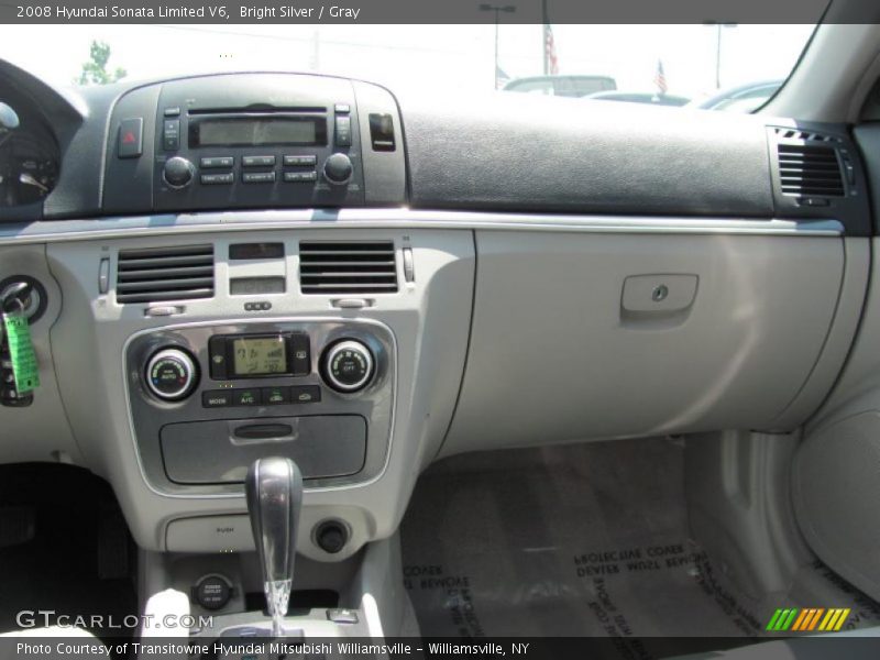 Bright Silver / Gray 2008 Hyundai Sonata Limited V6