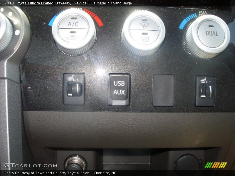 Nautical Blue Metallic / Sand Beige 2010 Toyota Tundra Limited CrewMax