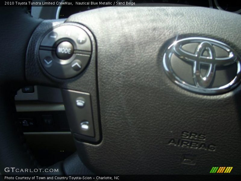 Nautical Blue Metallic / Sand Beige 2010 Toyota Tundra Limited CrewMax