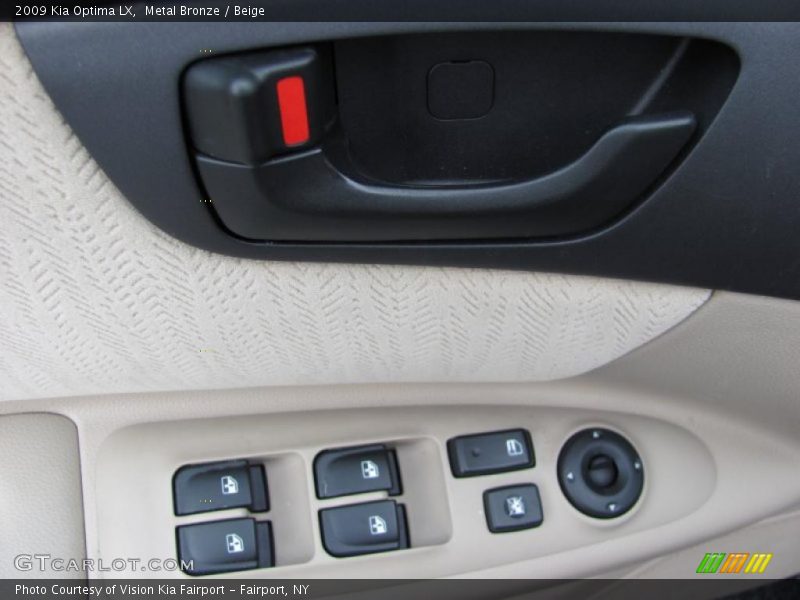 Metal Bronze / Beige 2009 Kia Optima LX