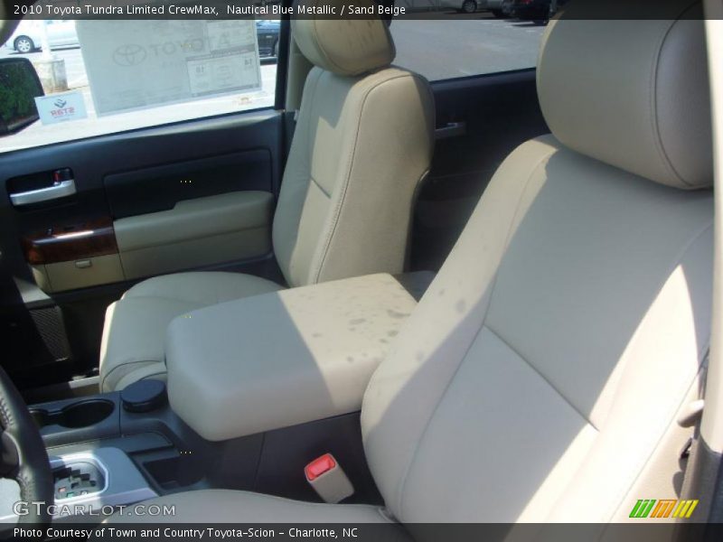 Nautical Blue Metallic / Sand Beige 2010 Toyota Tundra Limited CrewMax