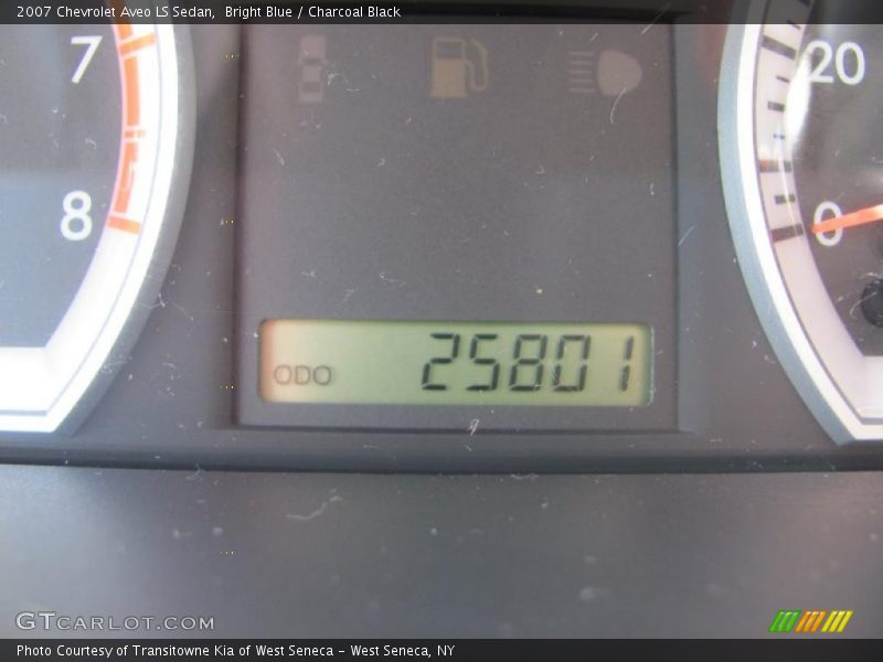 Bright Blue / Charcoal Black 2007 Chevrolet Aveo LS Sedan