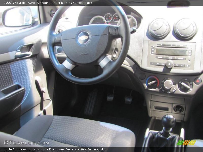 Bright Blue / Charcoal Black 2007 Chevrolet Aveo LS Sedan
