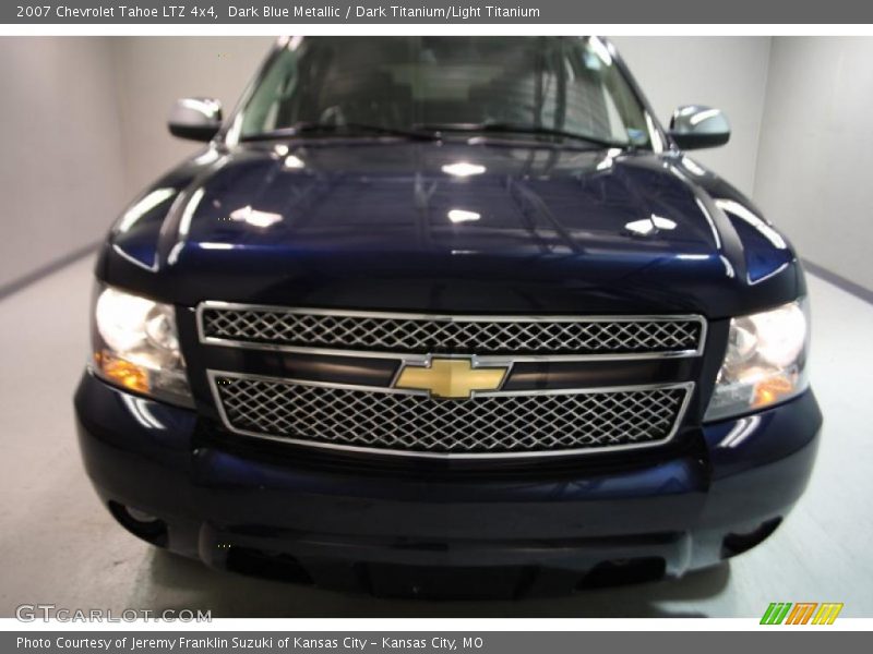 Dark Blue Metallic / Dark Titanium/Light Titanium 2007 Chevrolet Tahoe LTZ 4x4