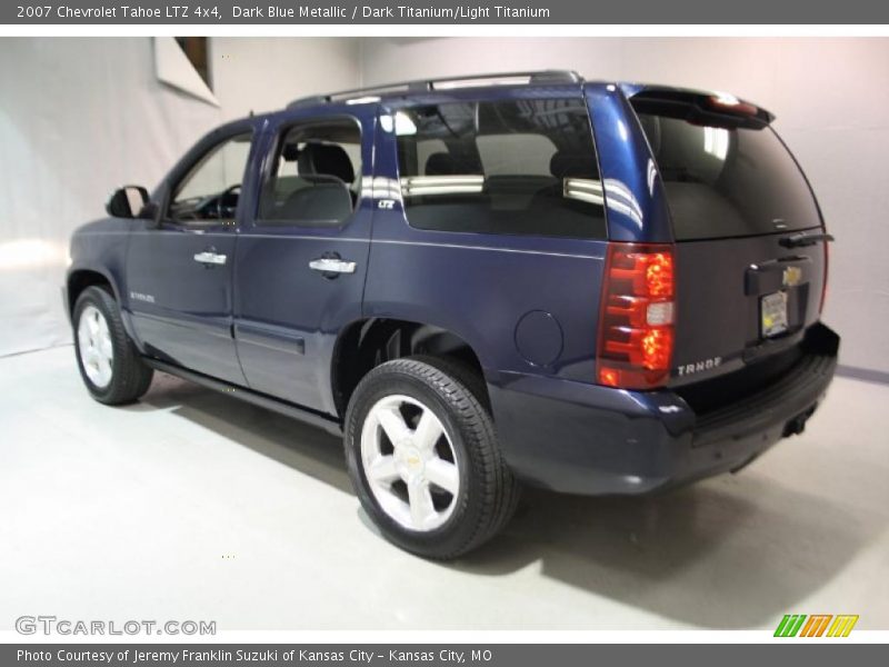 Dark Blue Metallic / Dark Titanium/Light Titanium 2007 Chevrolet Tahoe LTZ 4x4