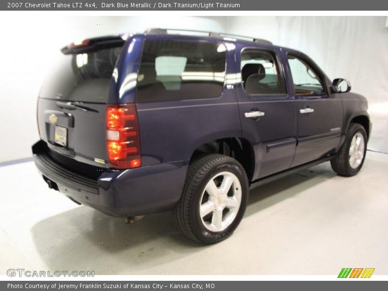 Dark Blue Metallic / Dark Titanium/Light Titanium 2007 Chevrolet Tahoe LTZ 4x4