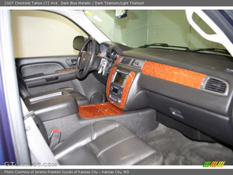 Dark Blue Metallic / Dark Titanium/Light Titanium 2007 Chevrolet Tahoe LTZ 4x4