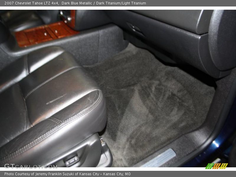 Dark Blue Metallic / Dark Titanium/Light Titanium 2007 Chevrolet Tahoe LTZ 4x4