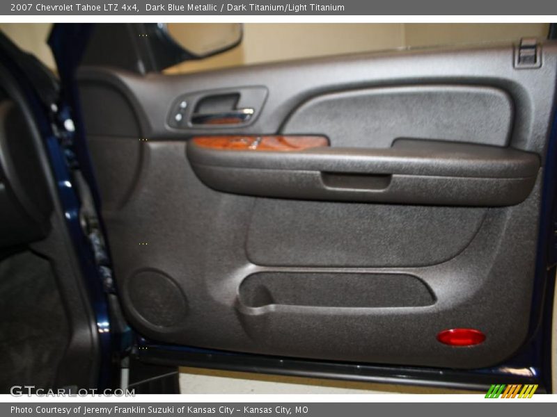 Dark Blue Metallic / Dark Titanium/Light Titanium 2007 Chevrolet Tahoe LTZ 4x4