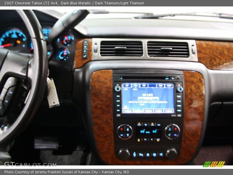 Dark Blue Metallic / Dark Titanium/Light Titanium 2007 Chevrolet Tahoe LTZ 4x4
