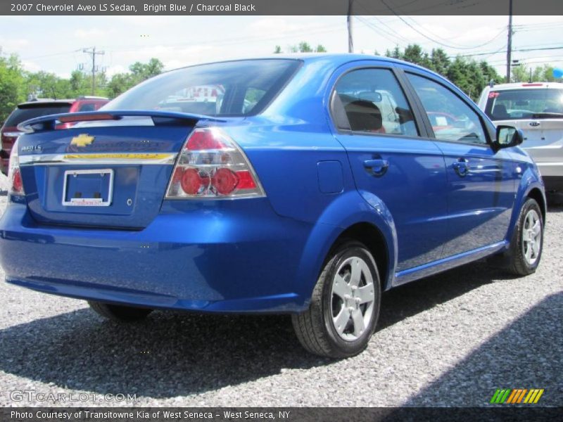 Bright Blue / Charcoal Black 2007 Chevrolet Aveo LS Sedan