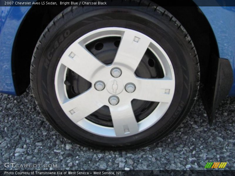 Bright Blue / Charcoal Black 2007 Chevrolet Aveo LS Sedan