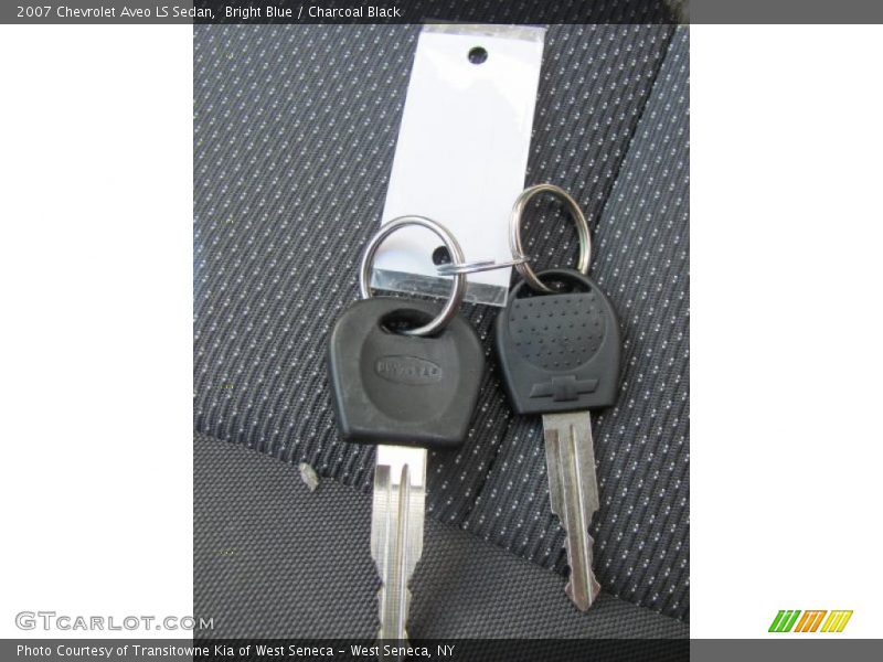 Bright Blue / Charcoal Black 2007 Chevrolet Aveo LS Sedan