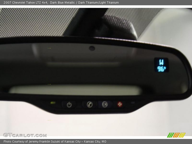 Dark Blue Metallic / Dark Titanium/Light Titanium 2007 Chevrolet Tahoe LTZ 4x4
