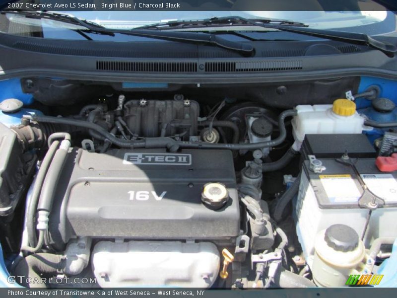 Bright Blue / Charcoal Black 2007 Chevrolet Aveo LS Sedan
