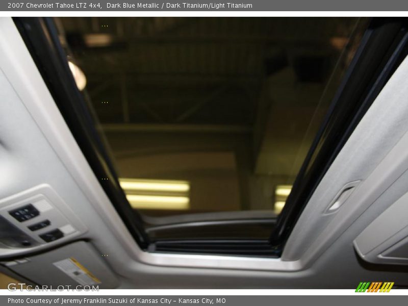 Dark Blue Metallic / Dark Titanium/Light Titanium 2007 Chevrolet Tahoe LTZ 4x4