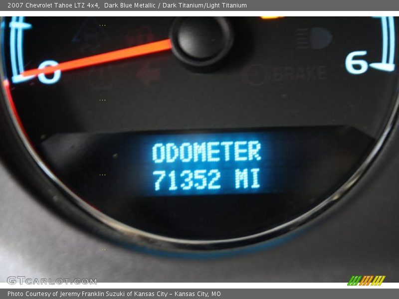 Dark Blue Metallic / Dark Titanium/Light Titanium 2007 Chevrolet Tahoe LTZ 4x4