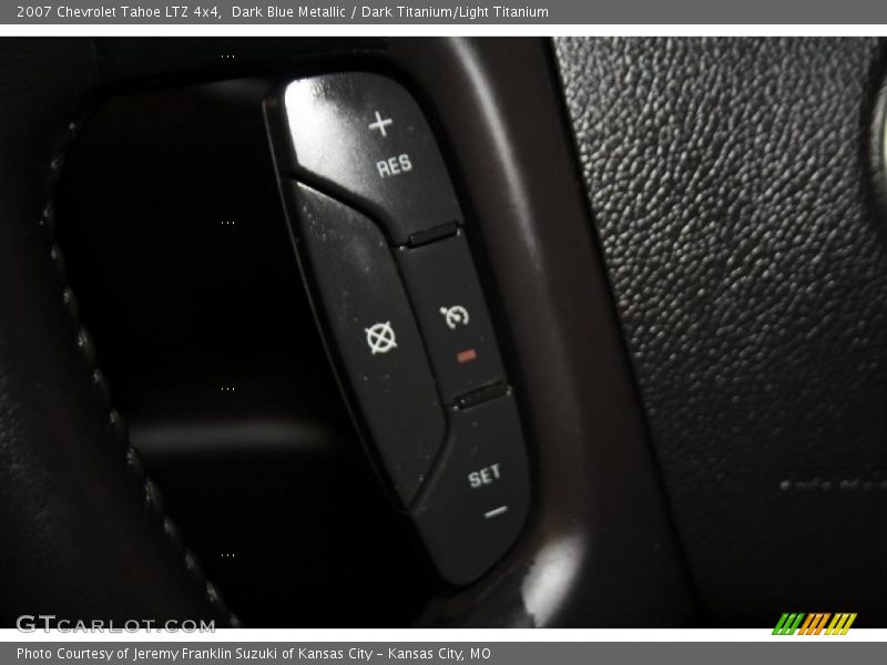 Dark Blue Metallic / Dark Titanium/Light Titanium 2007 Chevrolet Tahoe LTZ 4x4