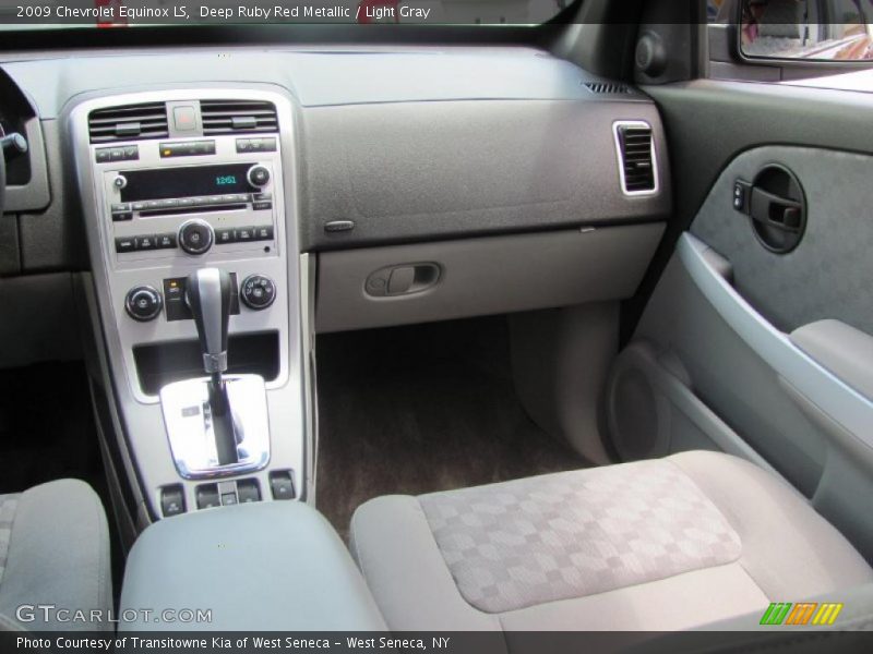Deep Ruby Red Metallic / Light Gray 2009 Chevrolet Equinox LS