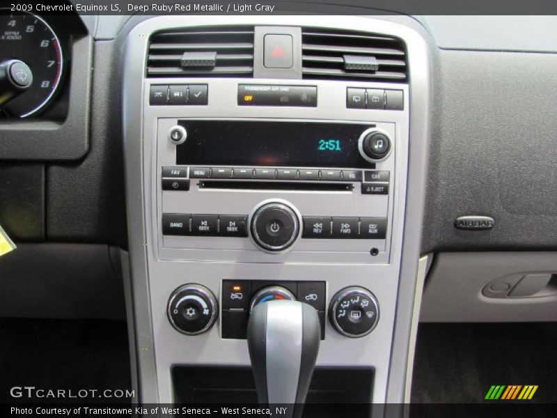 Deep Ruby Red Metallic / Light Gray 2009 Chevrolet Equinox LS