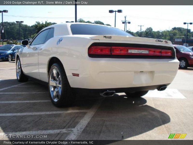 Stone White / Dark Slate Gray 2009 Dodge Challenger R/T