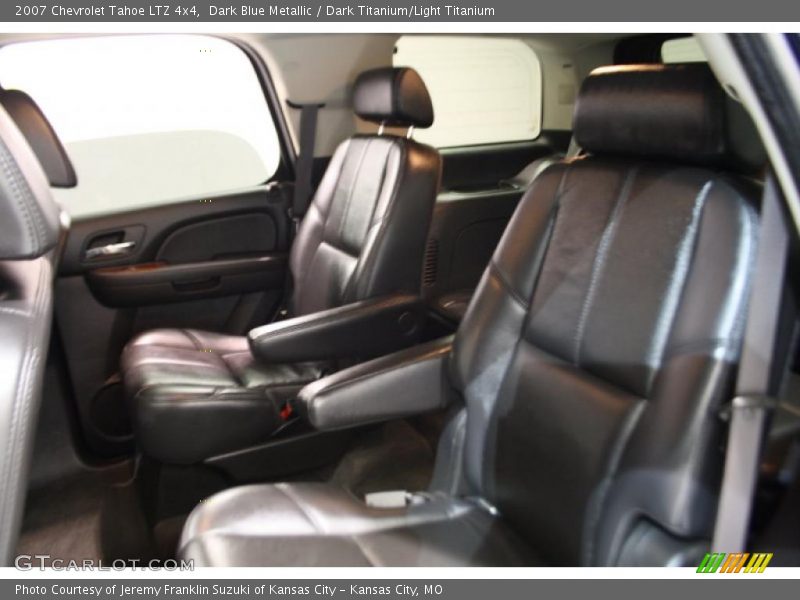 Dark Blue Metallic / Dark Titanium/Light Titanium 2007 Chevrolet Tahoe LTZ 4x4