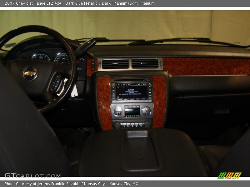 Dark Blue Metallic / Dark Titanium/Light Titanium 2007 Chevrolet Tahoe LTZ 4x4