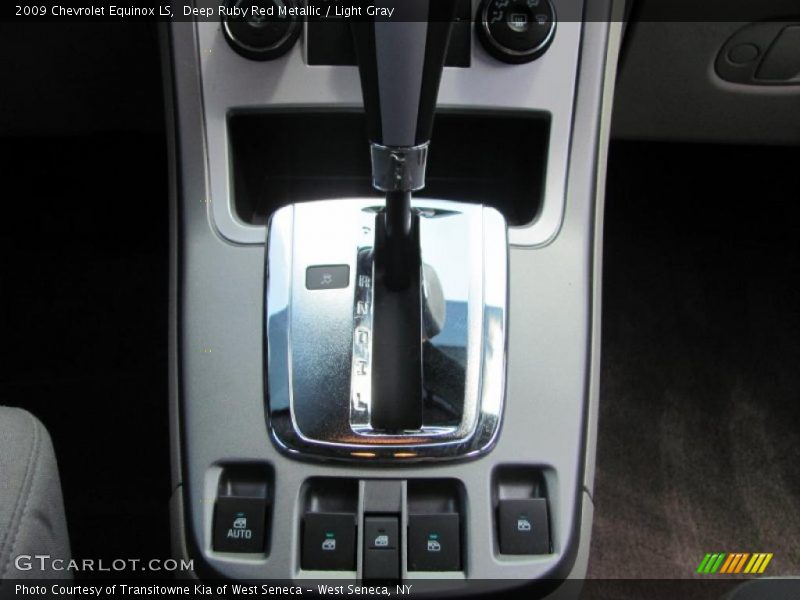 Deep Ruby Red Metallic / Light Gray 2009 Chevrolet Equinox LS