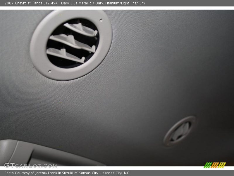 Dark Blue Metallic / Dark Titanium/Light Titanium 2007 Chevrolet Tahoe LTZ 4x4