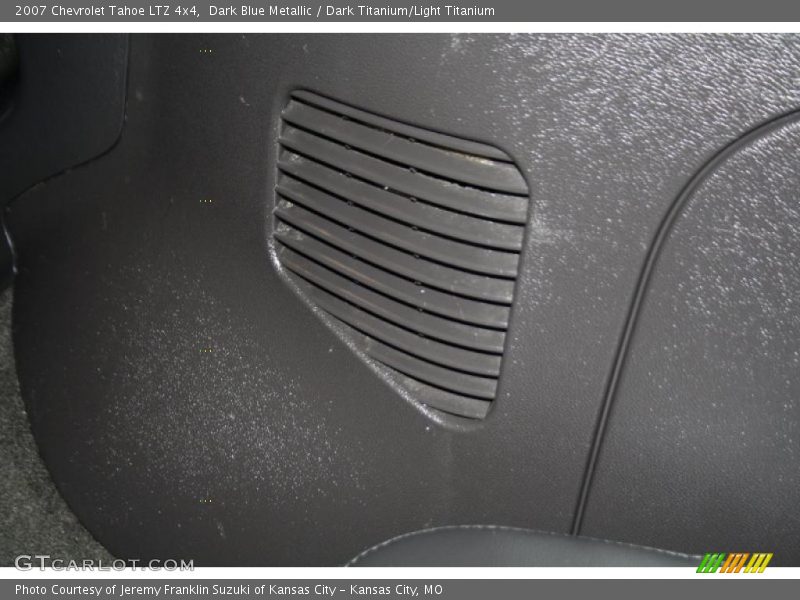 Dark Blue Metallic / Dark Titanium/Light Titanium 2007 Chevrolet Tahoe LTZ 4x4