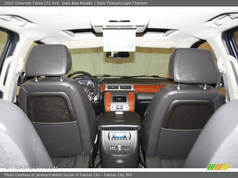 Dark Blue Metallic / Dark Titanium/Light Titanium 2007 Chevrolet Tahoe LTZ 4x4