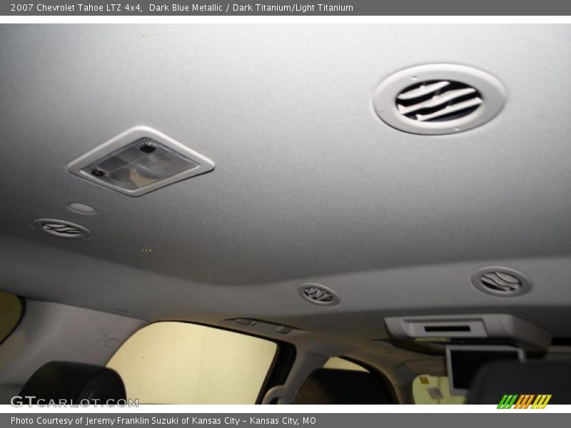 Dark Blue Metallic / Dark Titanium/Light Titanium 2007 Chevrolet Tahoe LTZ 4x4