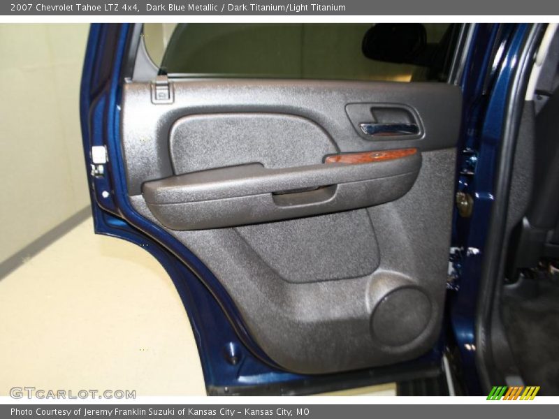 Dark Blue Metallic / Dark Titanium/Light Titanium 2007 Chevrolet Tahoe LTZ 4x4