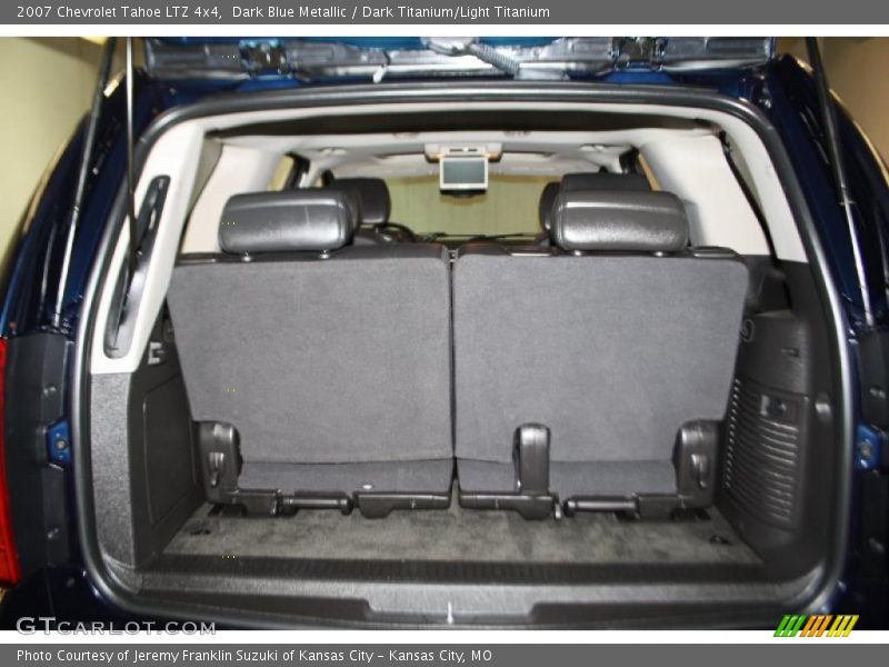 Dark Blue Metallic / Dark Titanium/Light Titanium 2007 Chevrolet Tahoe LTZ 4x4