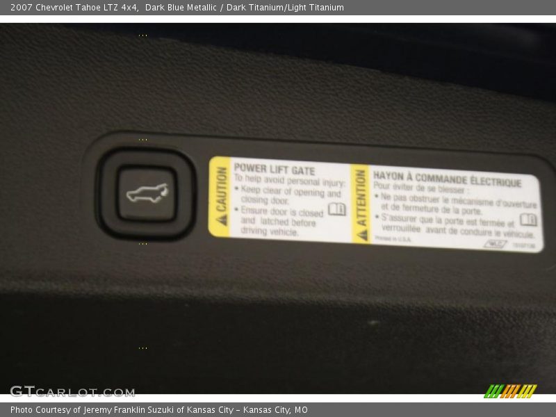 Dark Blue Metallic / Dark Titanium/Light Titanium 2007 Chevrolet Tahoe LTZ 4x4