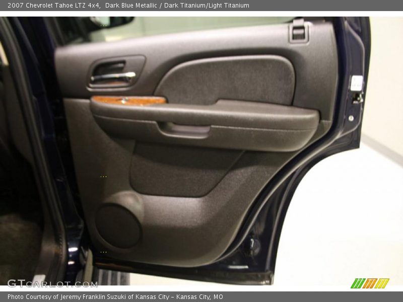 Dark Blue Metallic / Dark Titanium/Light Titanium 2007 Chevrolet Tahoe LTZ 4x4