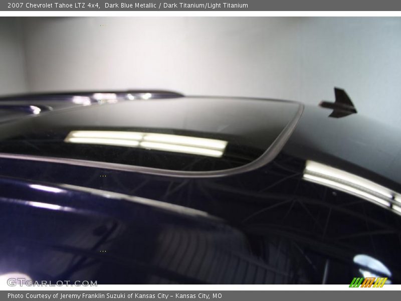 Dark Blue Metallic / Dark Titanium/Light Titanium 2007 Chevrolet Tahoe LTZ 4x4