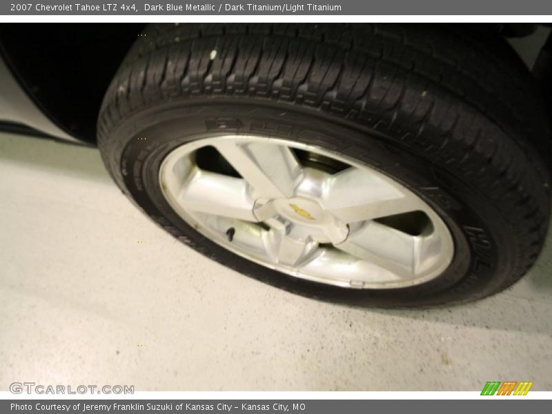 Dark Blue Metallic / Dark Titanium/Light Titanium 2007 Chevrolet Tahoe LTZ 4x4