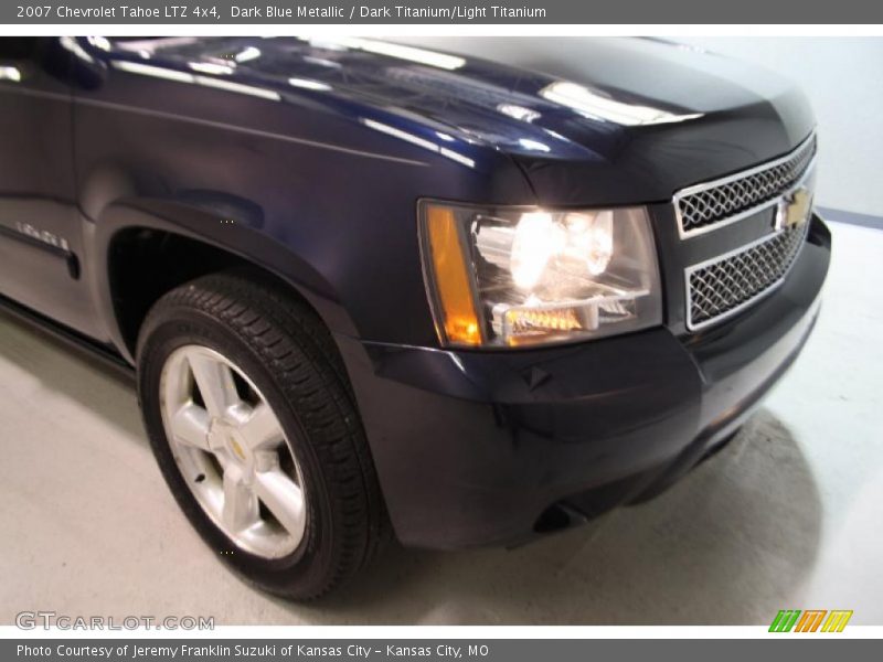 Dark Blue Metallic / Dark Titanium/Light Titanium 2007 Chevrolet Tahoe LTZ 4x4